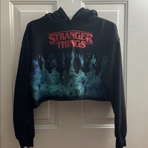 Stranger Things Crop Hoodie